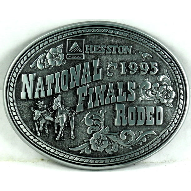 Cowboy Buckle New AGCO PCRA National Finals Rodeo Hesston 2006 NFR Youth Small
